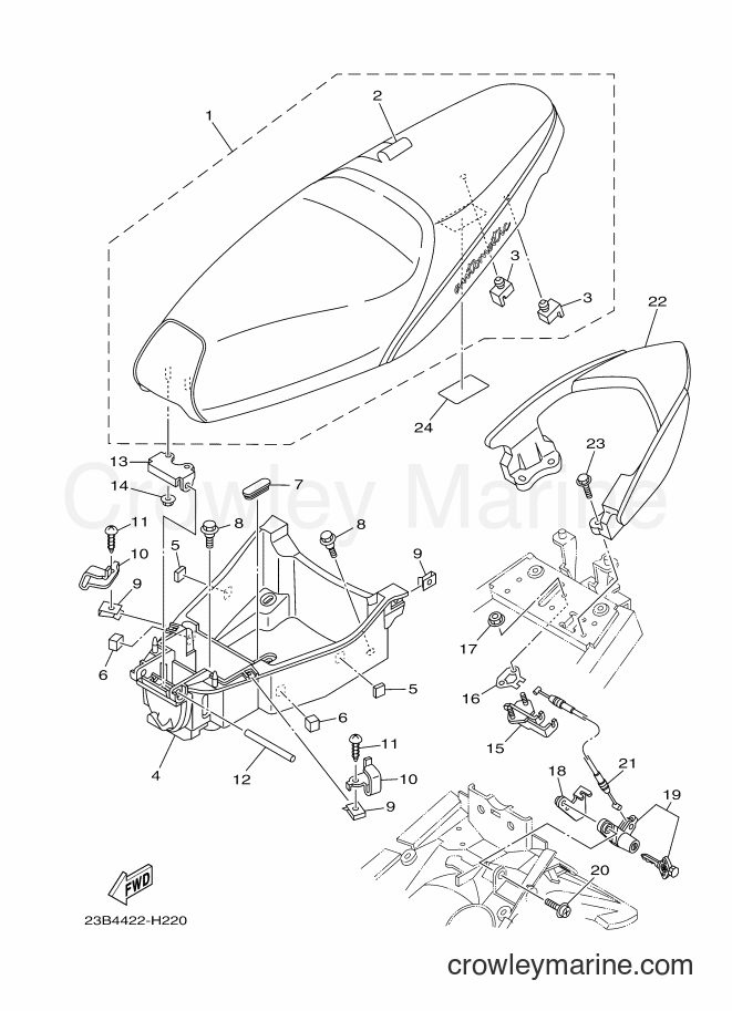 2010 Scooter AL115F - AL115F (23B7) [010] - SEAT