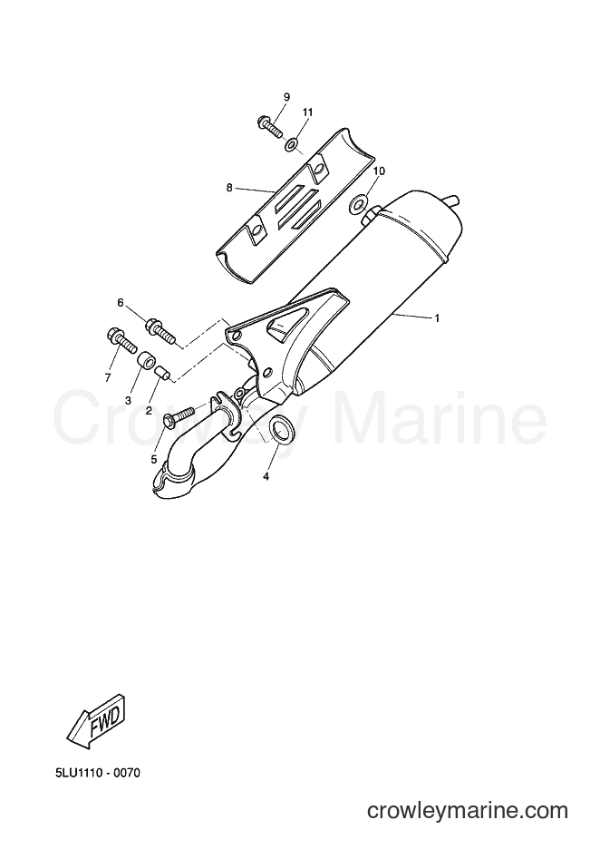 2002 Scooter CW50RS - CW50RS (5NU7) [010] - EXHAUST