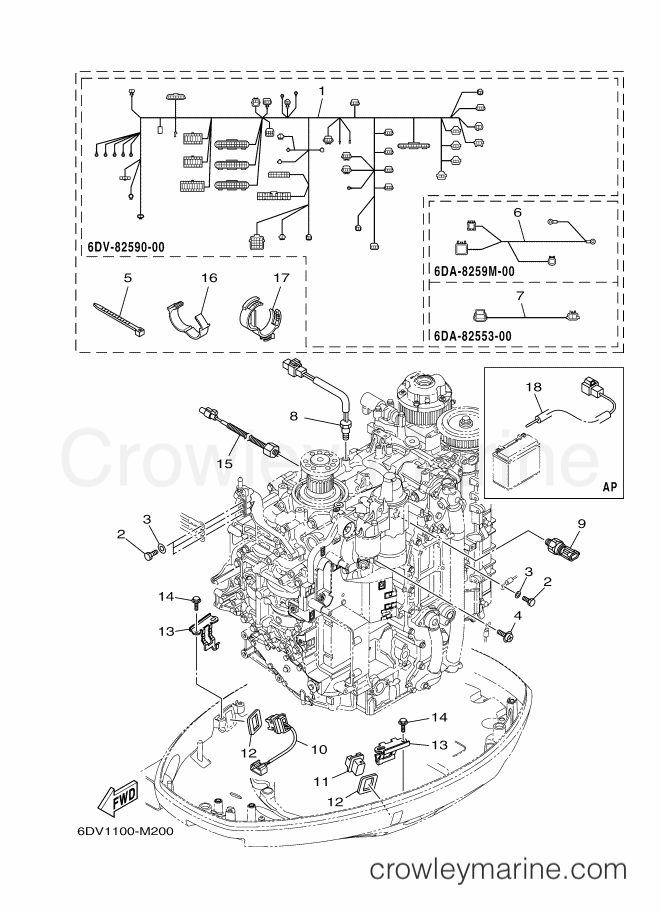 Yamaha Motors F200CA (6DV2) [020] - ELECTRICAL 4