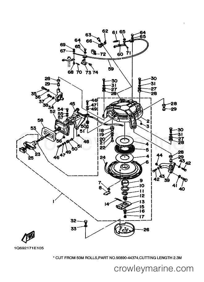 Yamaha Motors 75A (6920) [010] - STARTER
