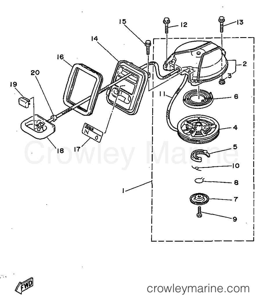 Yamaha Motors 3A (6L5) [03C] - STARTER