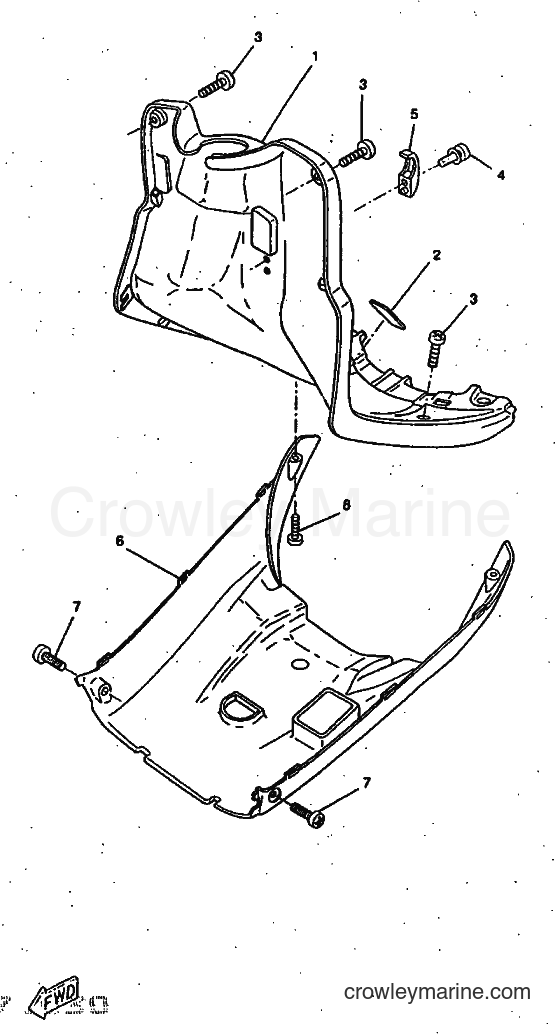 1997 Scooter CW50RS - CW50RS (4TD8) [999] - LEG SHIELD