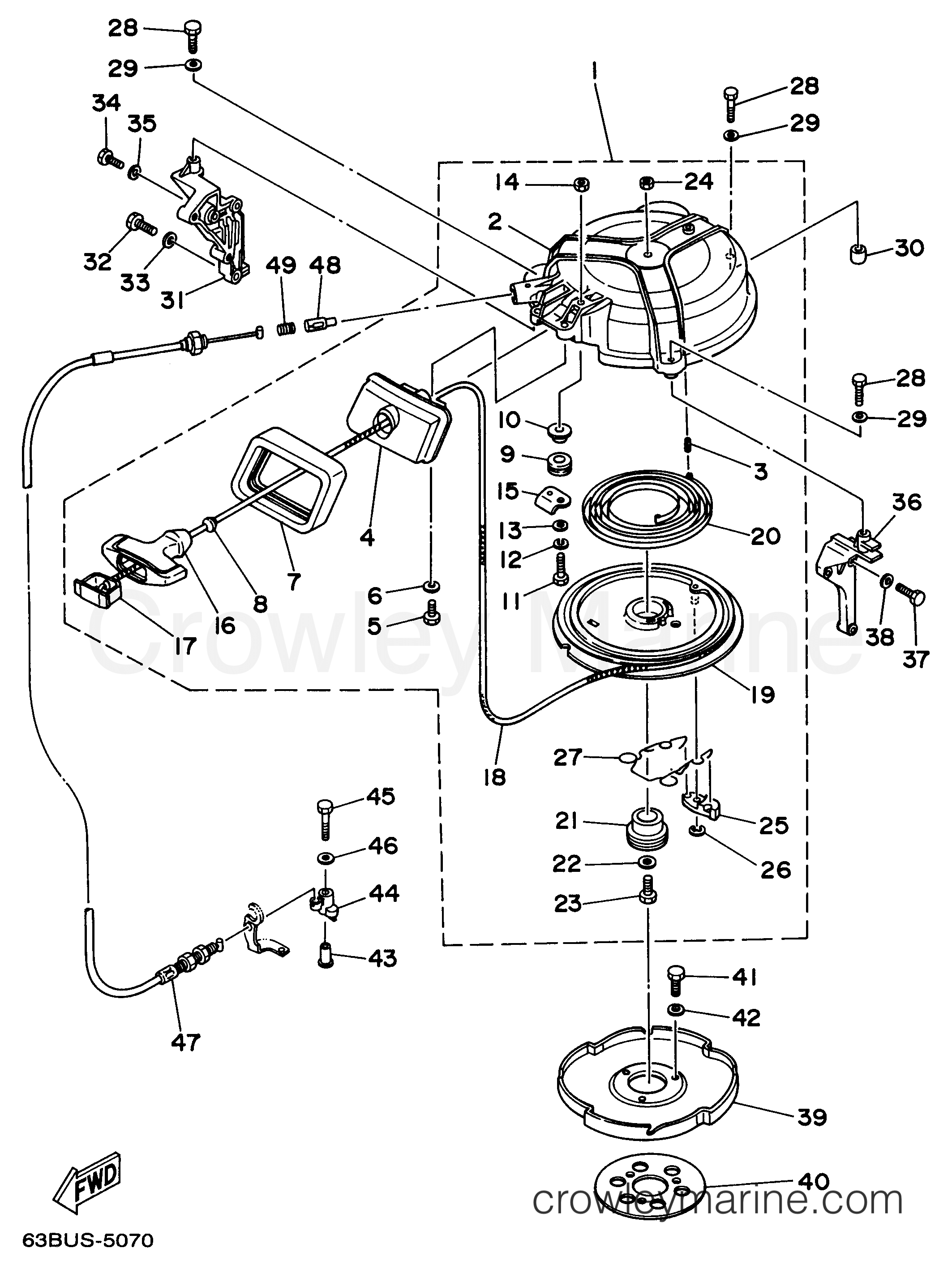 Yamaha Motors 40MSHW - STARTER