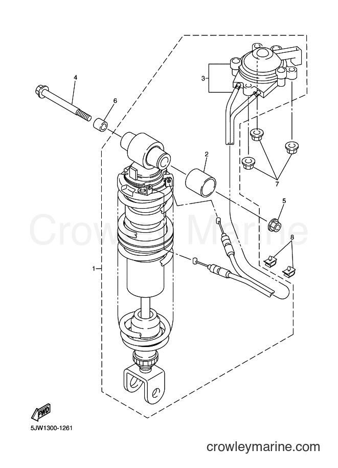 2004 Sport Bike FJR1300A - FJR1300A (5VS7) [080] - REAR SUSPENSION