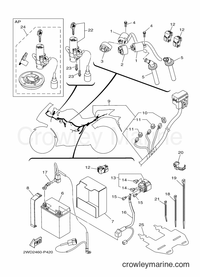 2015 Sport Bike YZF-R25A - YZF-R25A (2WD2) [010] - ELECTRICAL 1