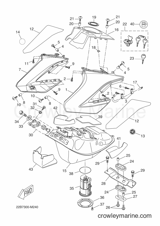 Yamaha Motors WR125R (22BB) [060] - FUEL TANK