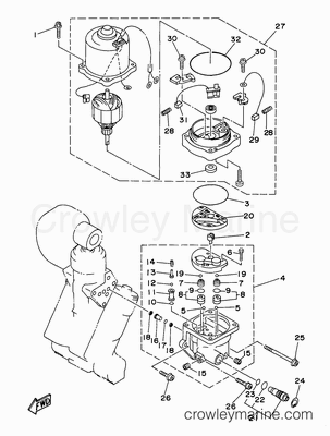 1998 Yamaha Outboard 150hp [C150TLRW] - Parts Lookup ... 150 go cart parts wiring diagram 