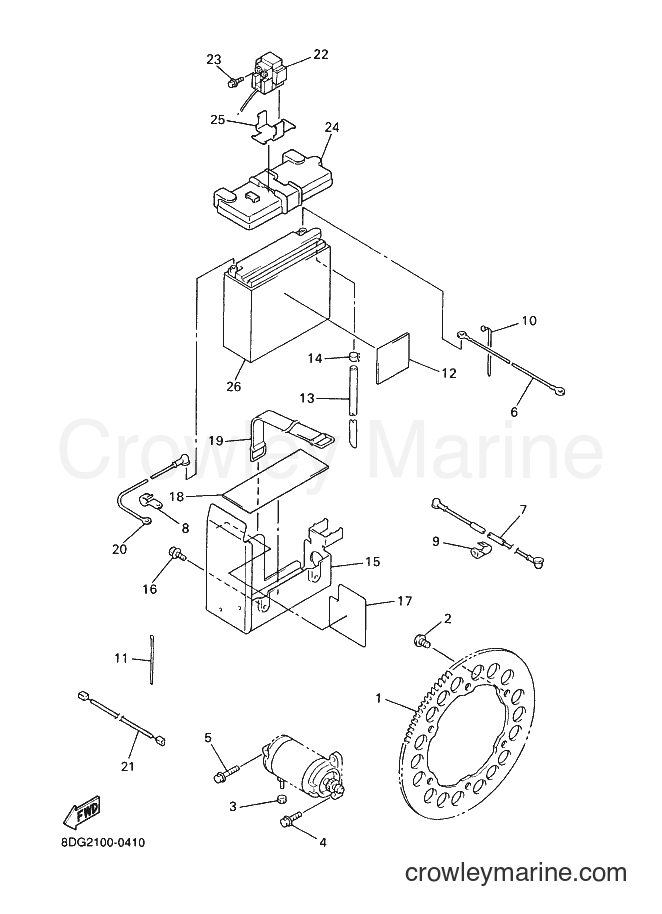 Yamaha Motors VX600DX (8DG2) [020] - ELECTRICAL 2