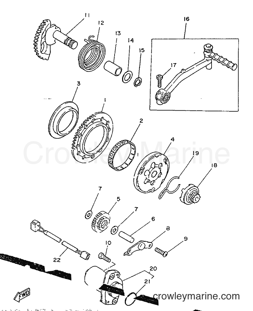1996 Scooter CY50R - CY50R (3WG6) [999] - STARTER