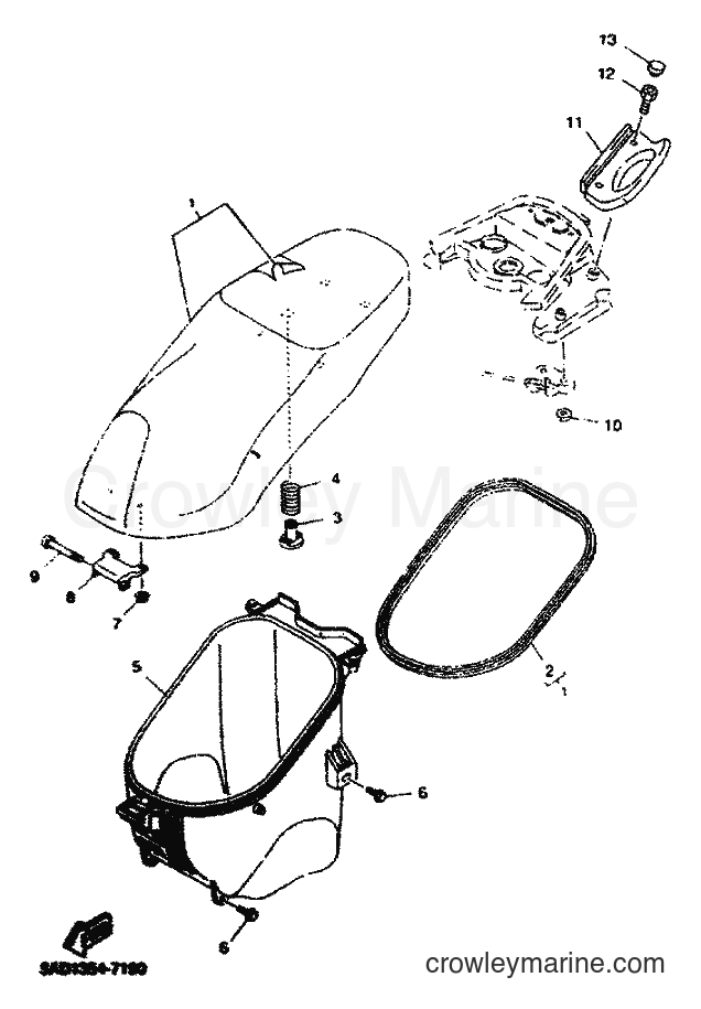 2001 Scooter YN50 - YN50 (5MR7) [010] - SEAT