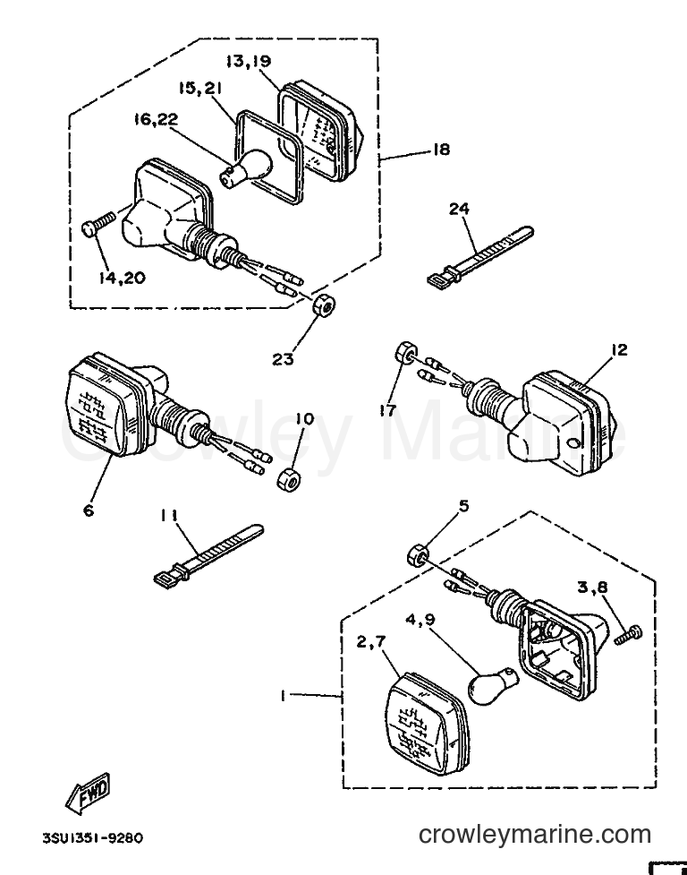 Yamaha Motors TY125 (3SU1) [999] - CLIGNOTANT