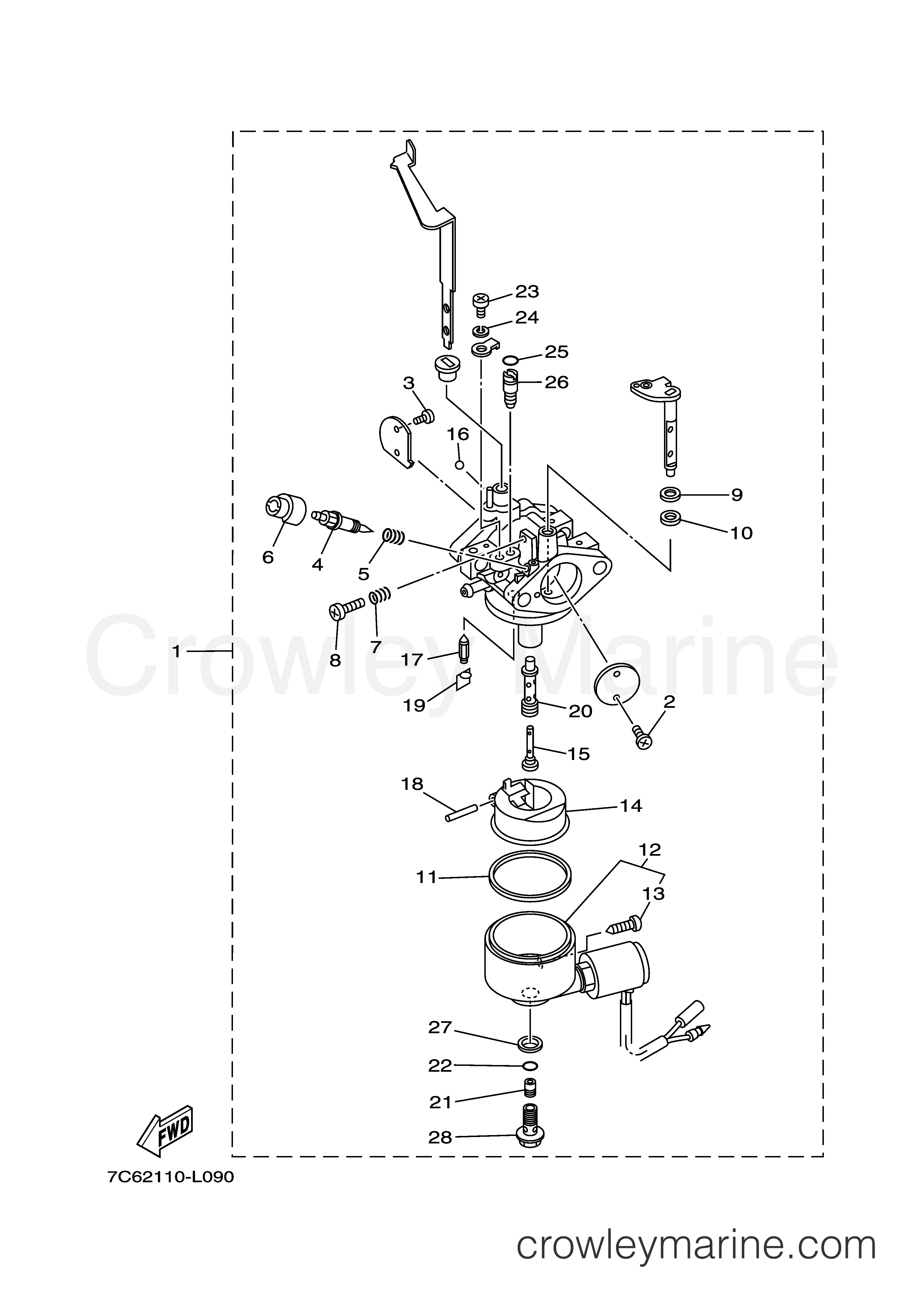 Yamaha Motors EF6600DQ - CARBURETOR 2