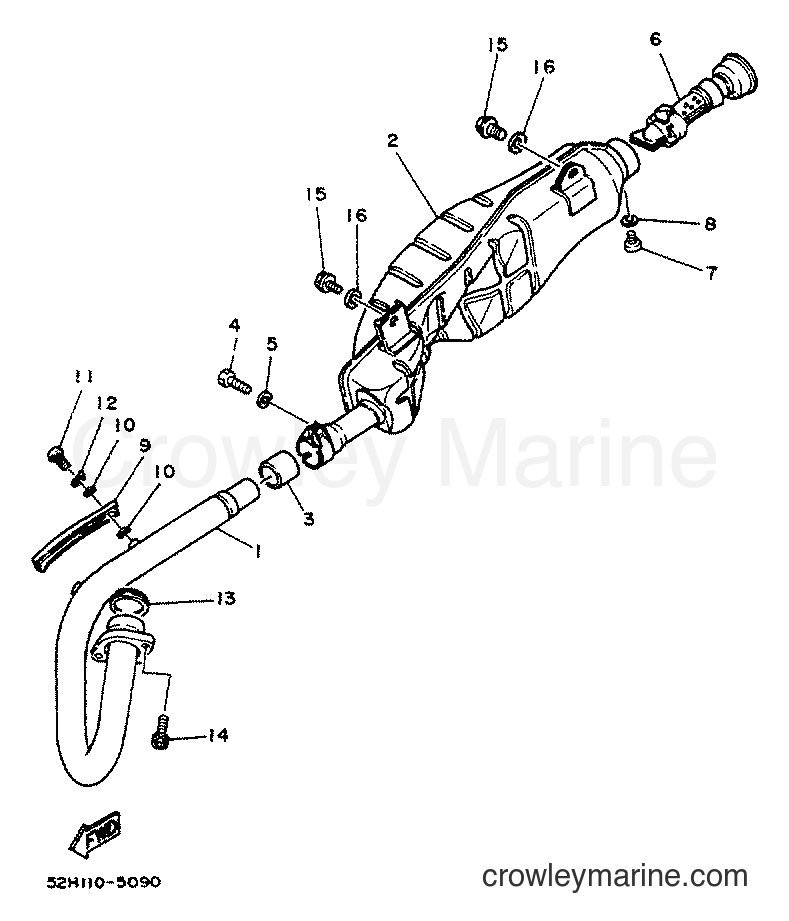 1984 ATV YFM200 - YFM200 (52H) [999] - EXHAUST