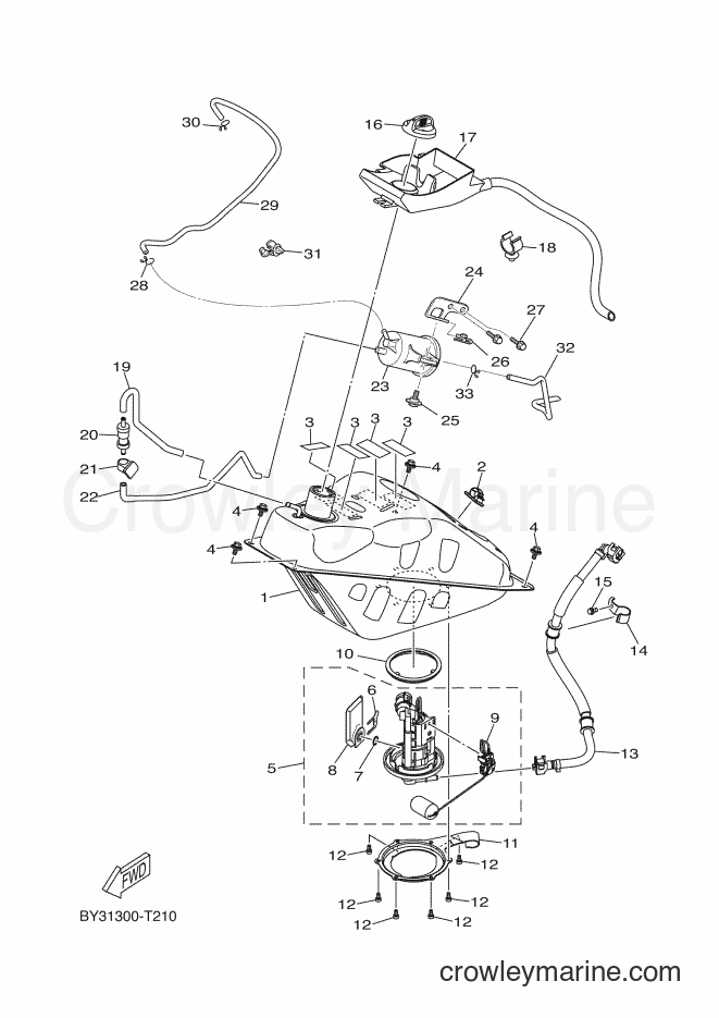 2018 Scooter CZD300-A - CZD300-A (BY31) [060] - FUEL TANK