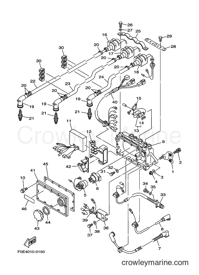 Yamaha Motors JET FOR 1430TR (66U1) [01B] - ELECTRICAL 1