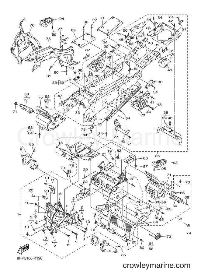 2011 Snowmobile RS10SUV - RS10SUV (8HP6) [010] - FRAME