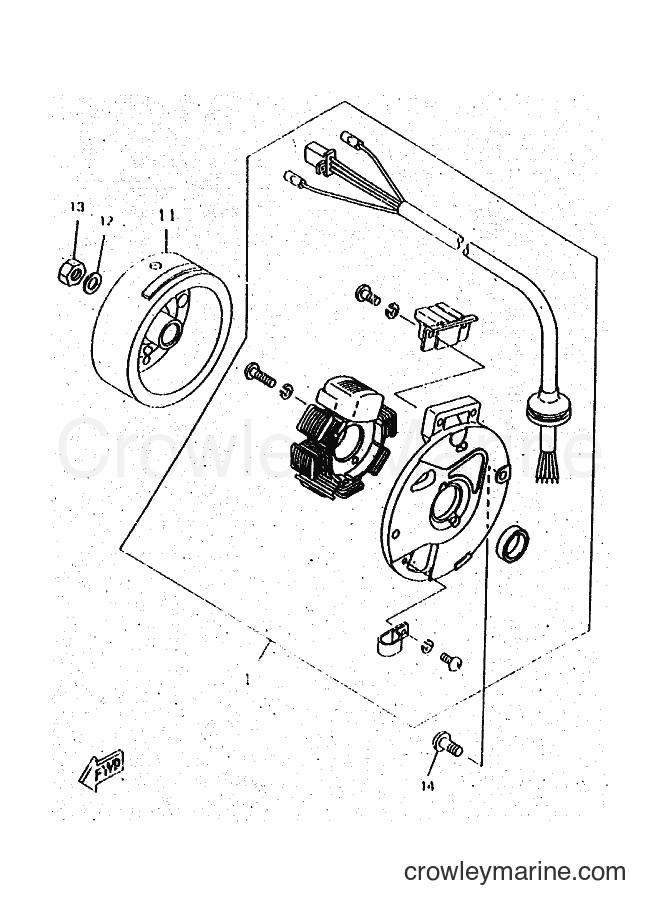 1996 Scooter CW50RSP - CW50RSP (4WS2) [999] - GENERATOR