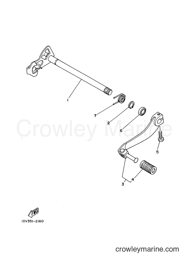 1987 Dirt Bike DT125 - DT125 (35E) [999] - SHIFTER