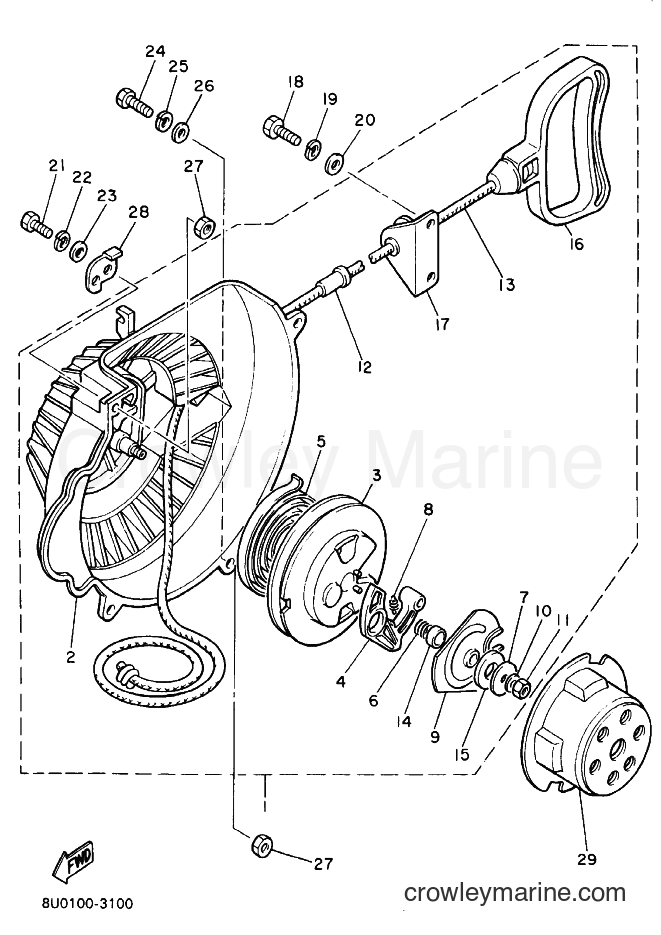 Yamaha Motors BR250TS (89C1) [010] - STARTER