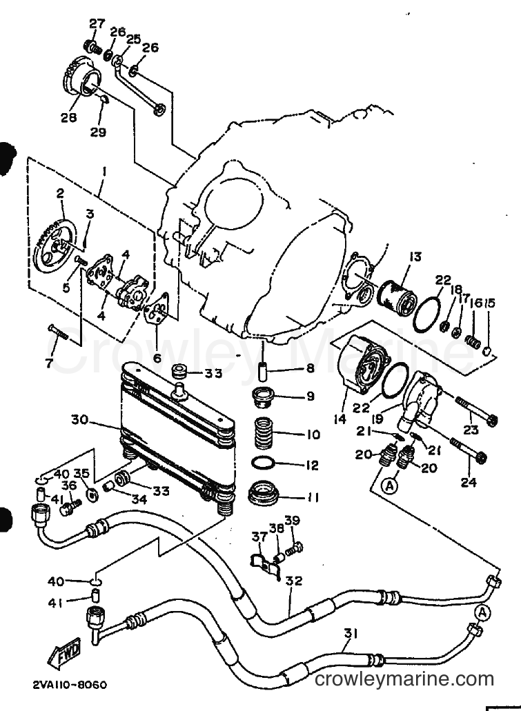 1989 ATV YFM350ER - YFM350ER (3HP1) [030] - OIL PUMP