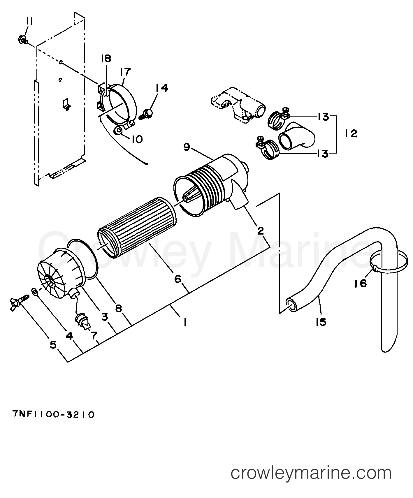 Yamaha Motors EDL6500S - AIR CLEANER