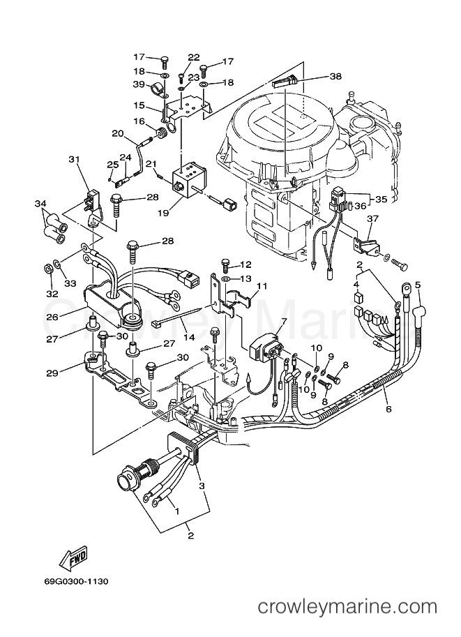 Yamaha Motors FT8D (69G1) [100] - ELECTRICAL 2