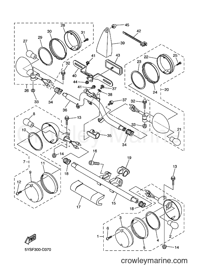 Yamaha Motors XVS1100A (5YSF) [040] - FLASHER LIGHT