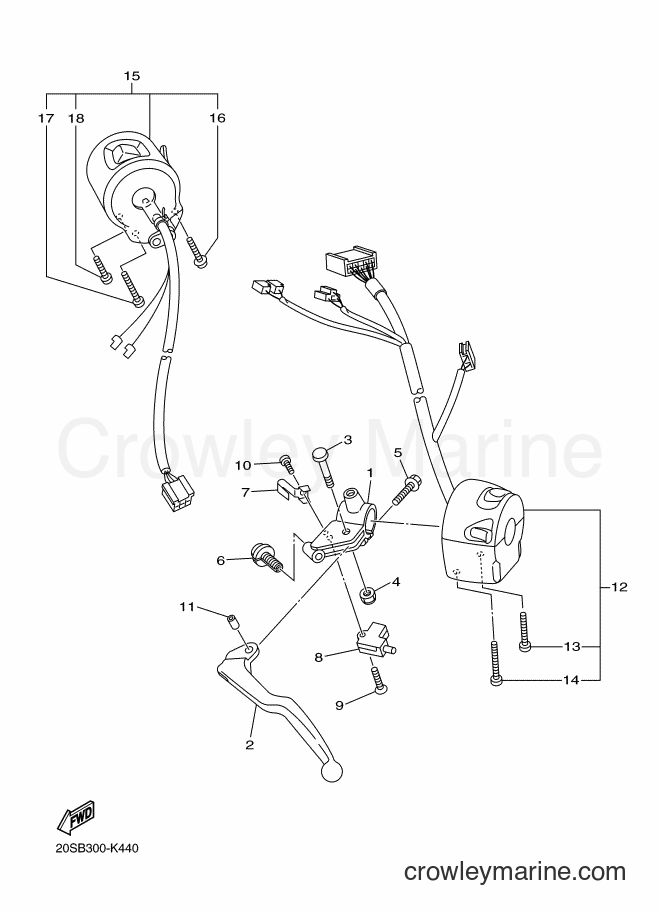 2016 Street Bike XJ6NA - XJ6NA (36BH) [010] - HANDLE SWITCH & LEVER