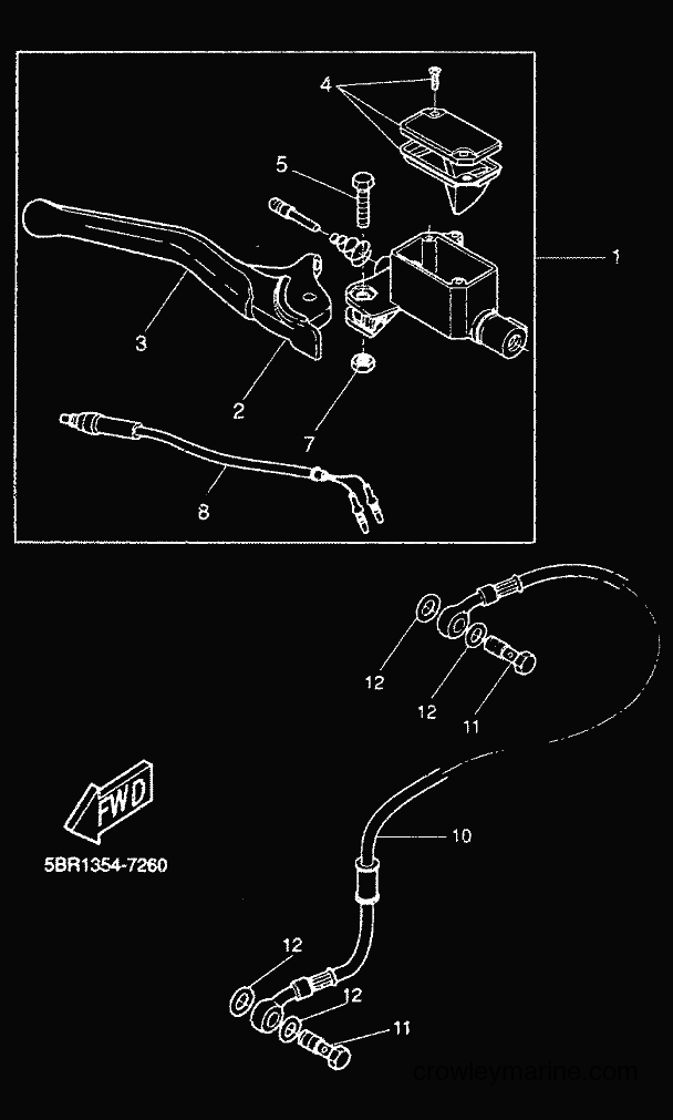 Yamaha Motors YQ50 (5KH3) [010] - FRONT MASTER CYLINDER