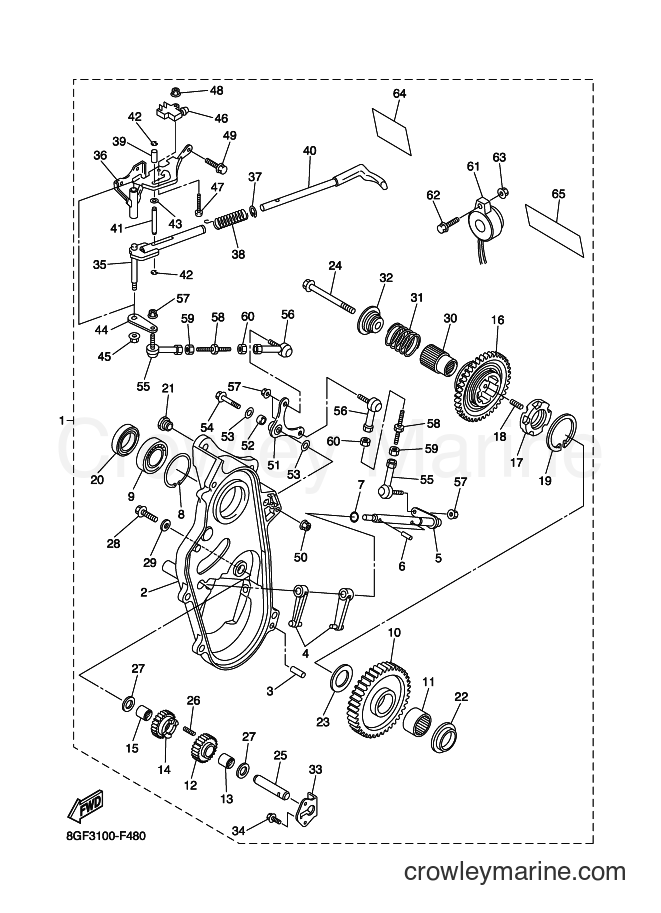 2007 Snowmobile RS10S - RS10S (8GF3) [020] - ALTERNATE REVERSE GEAR KIT