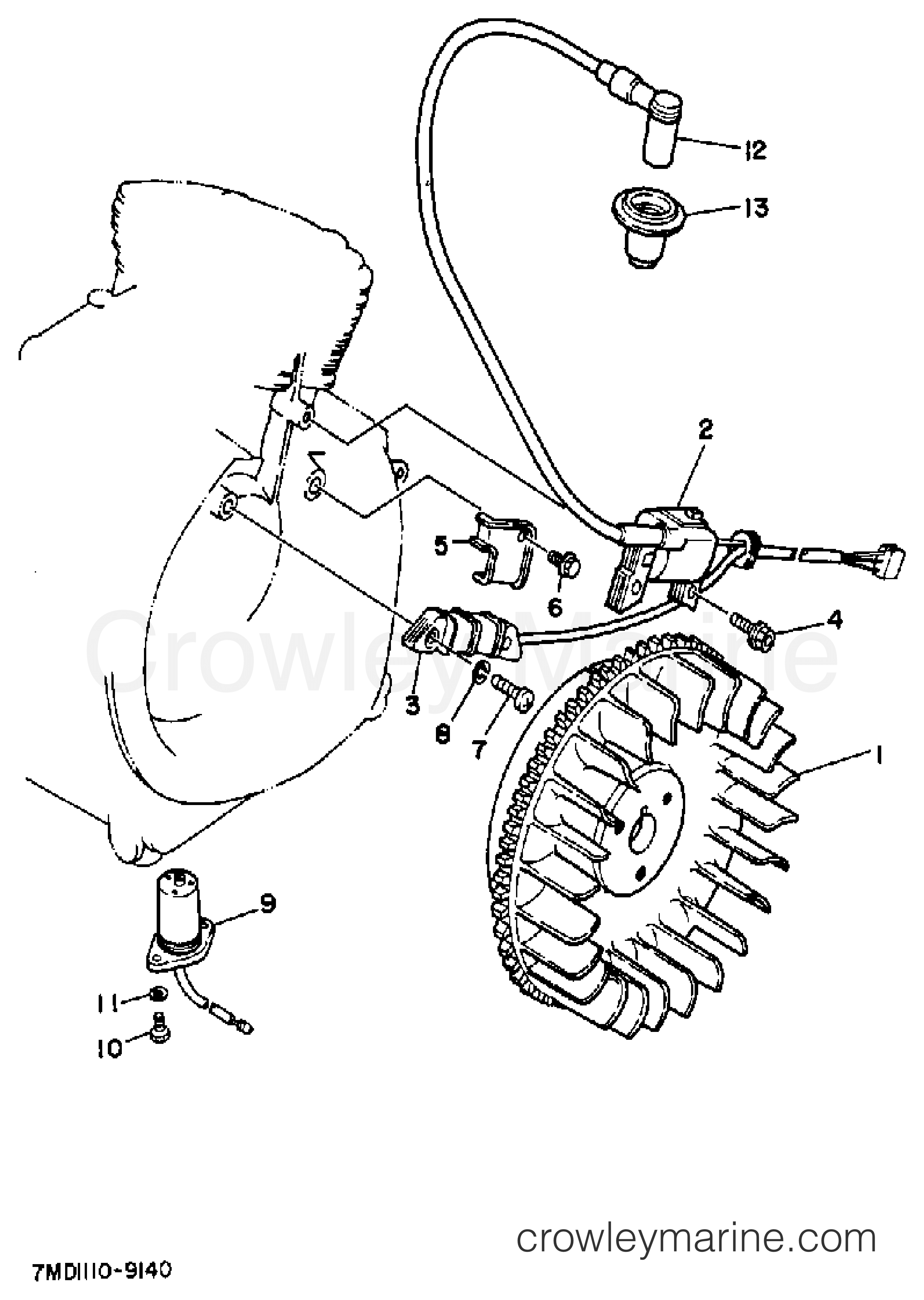 Yamaha Motors YG650DE - MAGNETO 2