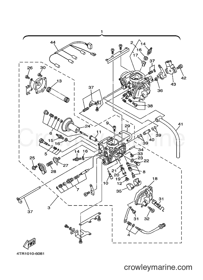 Yamaha Motors XVS650 (4VR2) [010] - CARBURETOR