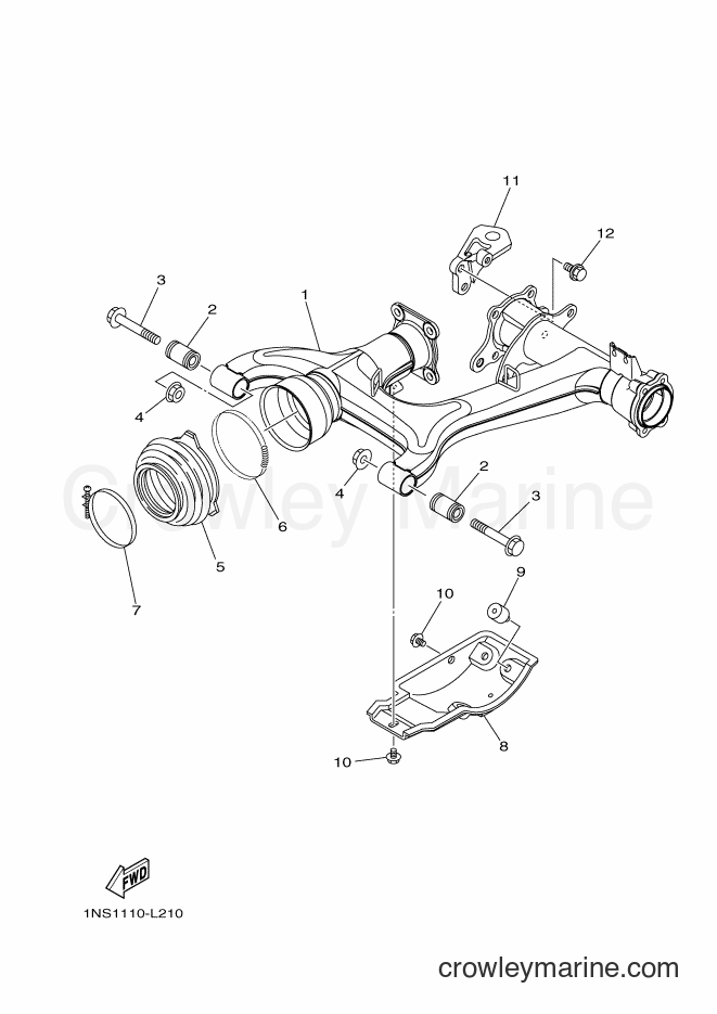 2017 ATV YFM350A - YFM350A (B149) [010] - REAR ARM