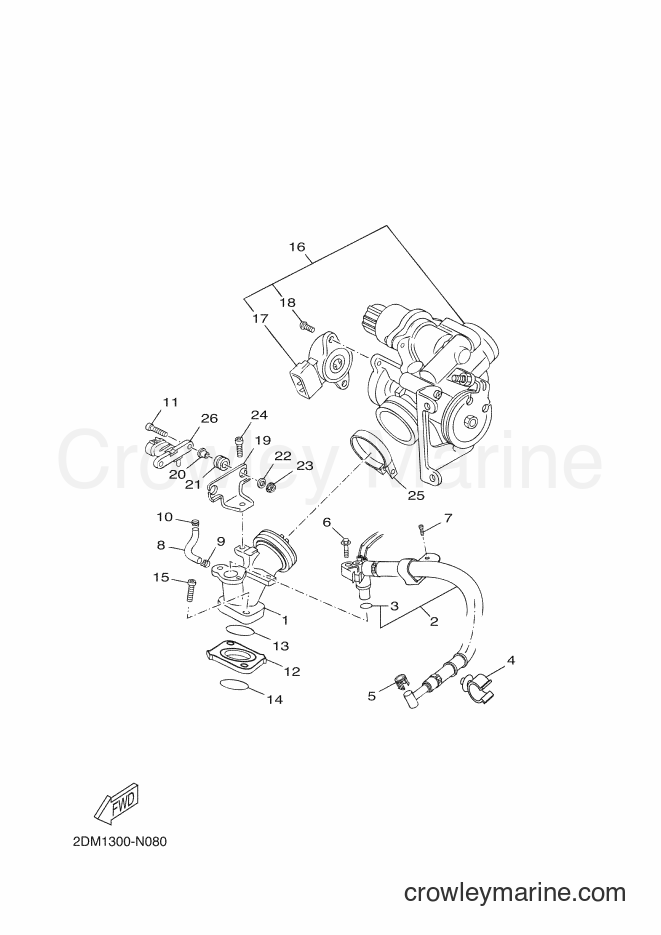 Yamaha Motors YP125RA (2DM2) [030] - INTAKE