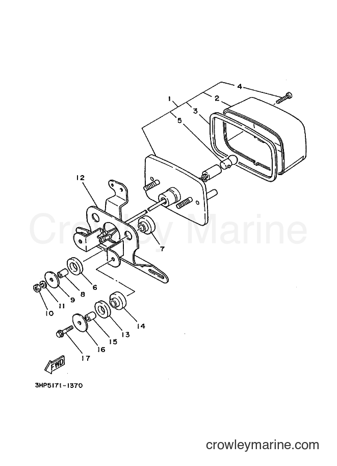 1992 ATV YFM350ER - YFM350ER (3HP6) [010] - TAILLIGHT