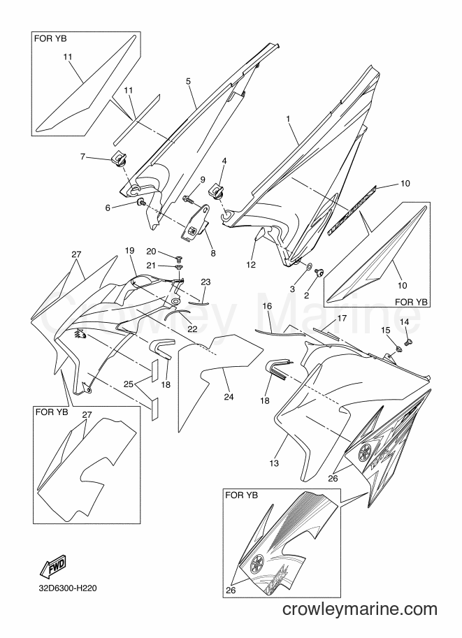 2009 Dirt Bike WR250X - WR250X (32D6) [040] - SIDE COVER