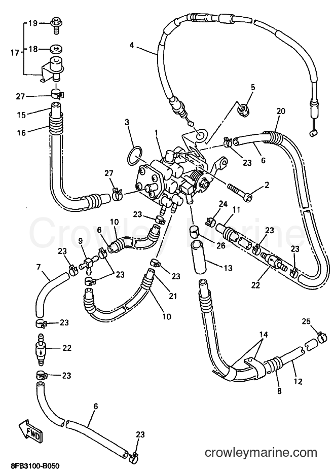 2003 Snowmobile SXV70ER - SXV70ER (8FB4) [010] - OIL PUMP