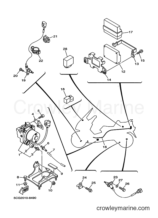 Yamaha Motors YP250D (5DF6) [010] - ELECTRICAL 3