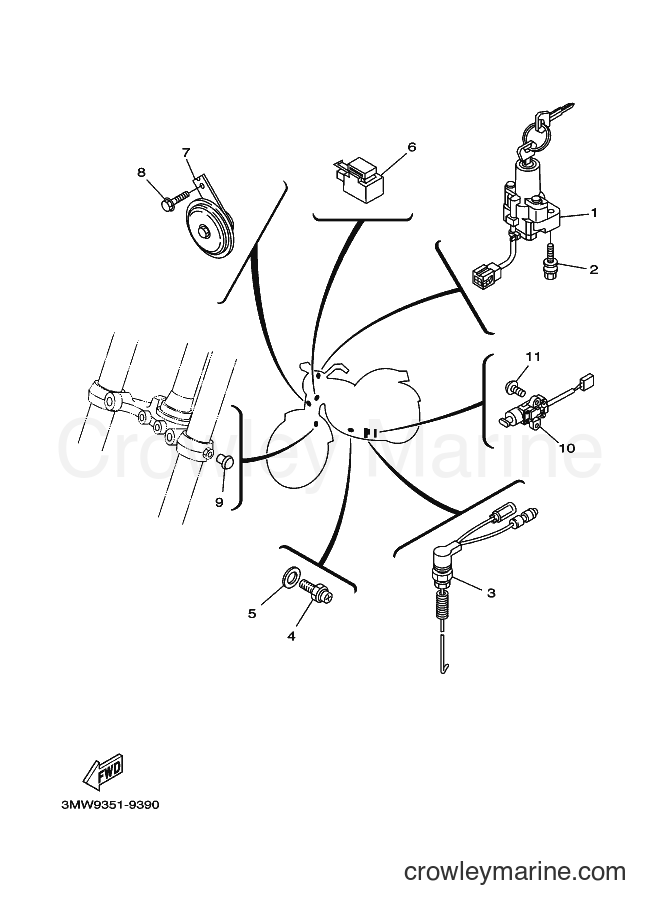 2000 Street Bike SR125 - SR125 (3MW9) [030] - ELECTRICAL 2