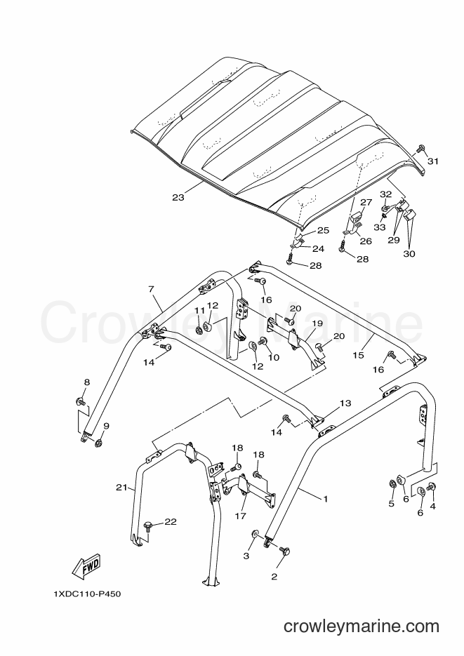 Yamaha Motors YXM700 (1XDB) [010] - GUARD 2
