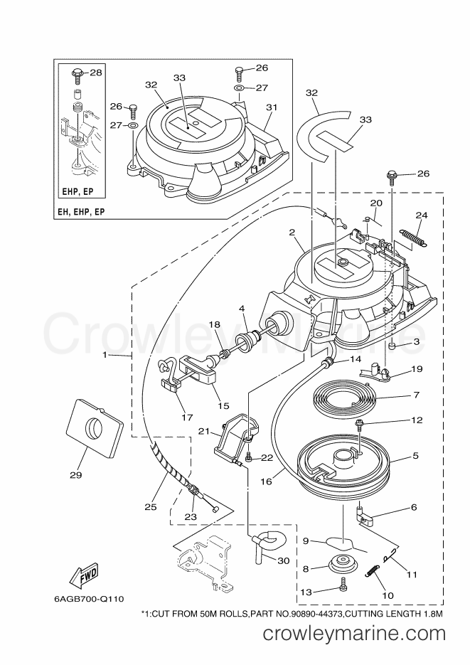 Yamaha Motors F15CMHS (6AGB) [210] - STARTER