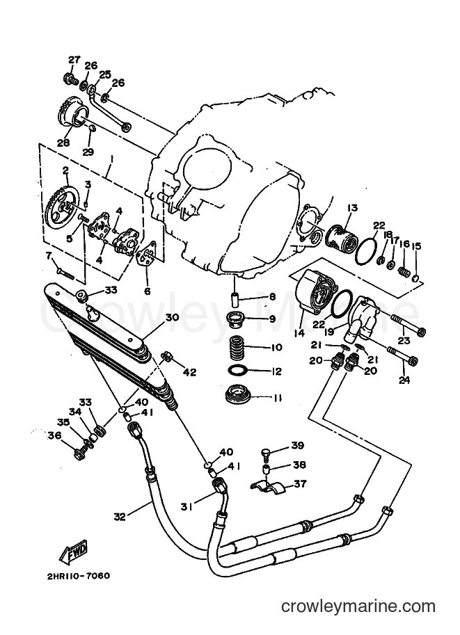 1988 ATV YFM350FWU - YFM350FWU (2HR0) [010] - OIL PUMP