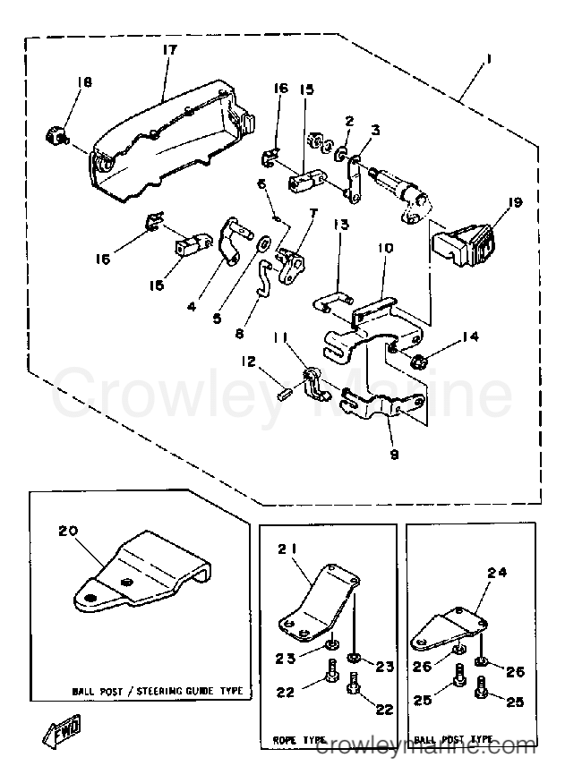 Yamaha Motors 30SF - REMOTE CONTROL ATTACHMENT