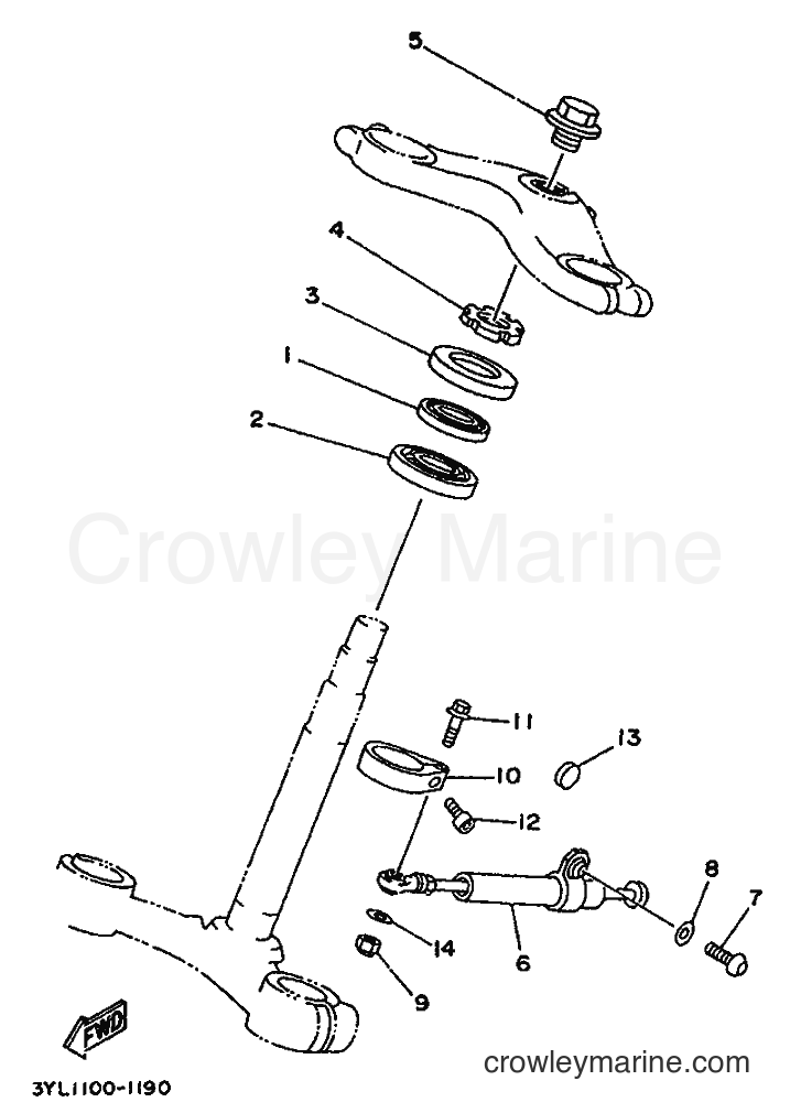 Yamaha Motors TZ250 (3YL1) [999] - STEERING
