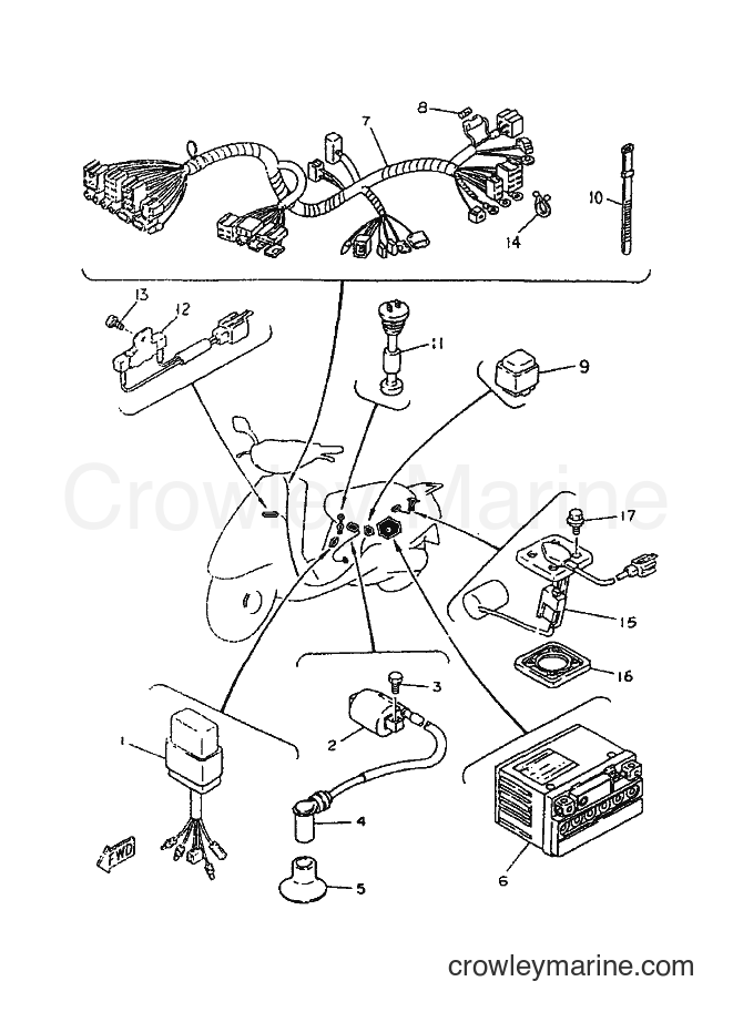1999 Scooter CY50R - CY50R (3WG8) [010] - ELECTRICAL 2