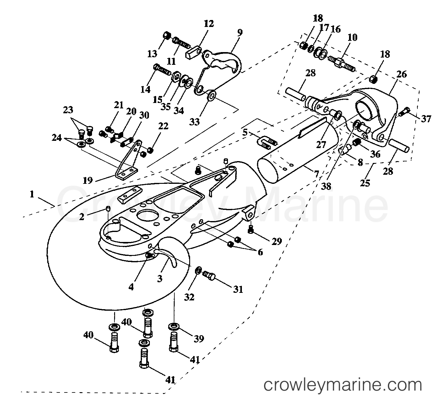 Yamaha Motors 40EJRU-PUMP - MAIN HOUSING