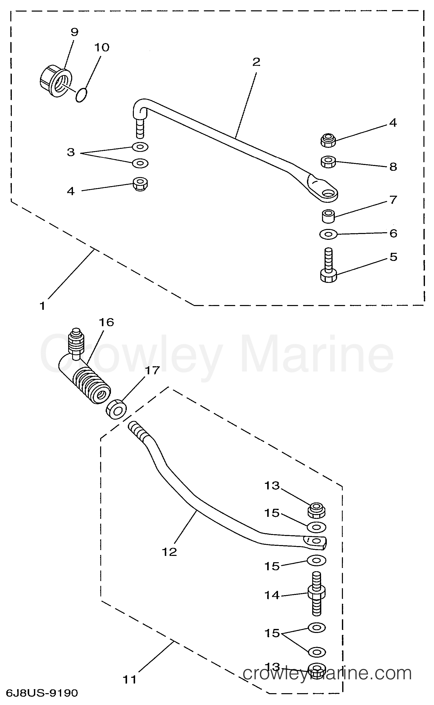 Yamaha Motors 25MLHX3 - STEERING GUIDE