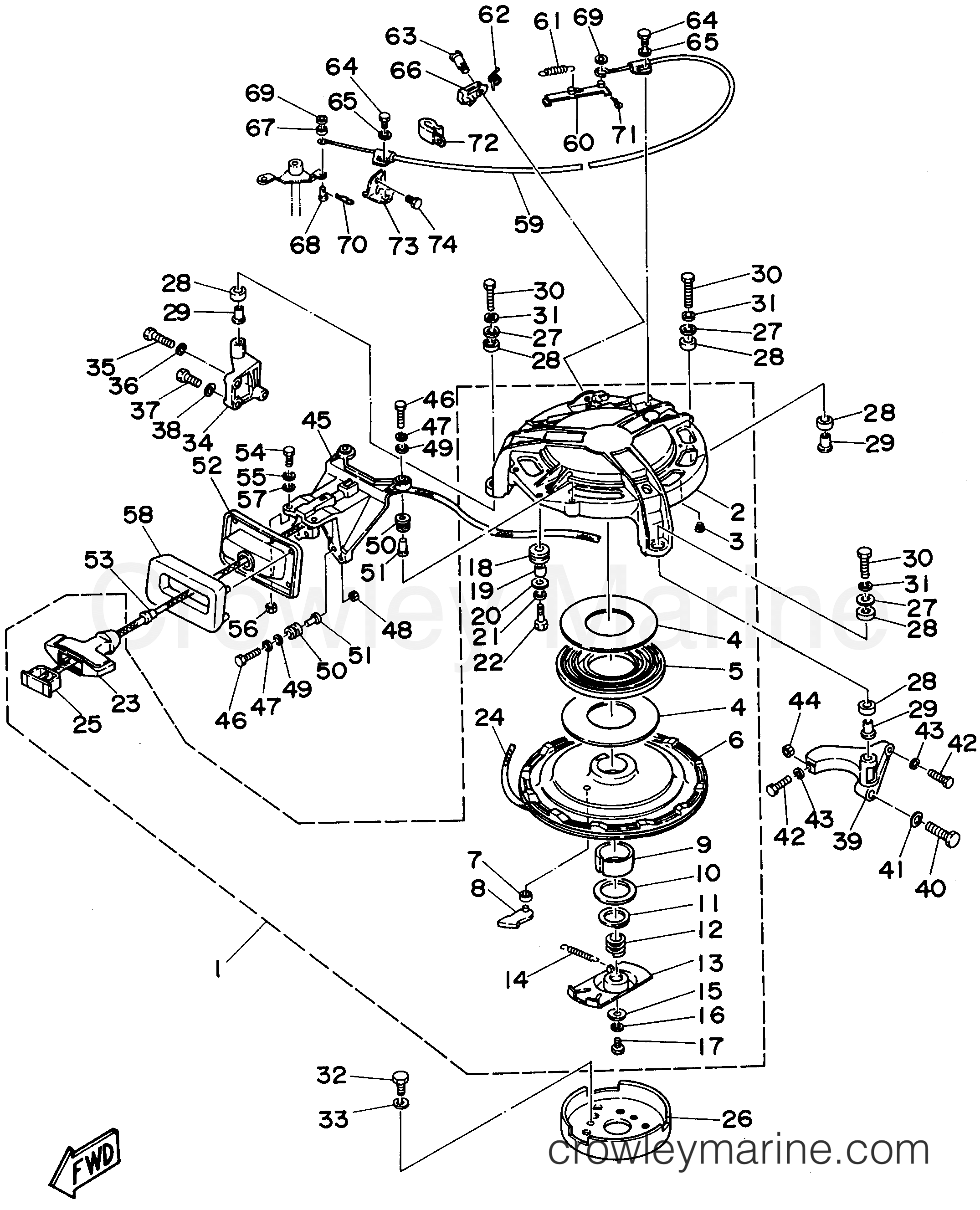 Yamaha Motors E75MLHU - STARTER