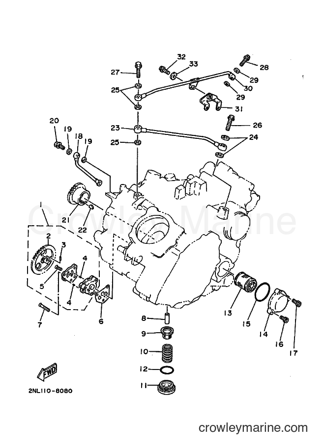 1988 ATV YFP350 - YFP350 (2TX0) [010] - OIL PUMP