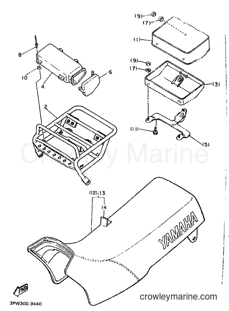 Yamaha Motors XT600 (3PW1) [999] - ALTERNATE